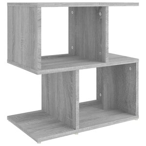 vidaXL Table de chevet Sonoma gris 50x30x51 5 cm Bois d'ingénierie