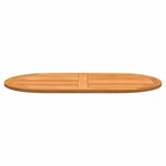 vidaXL Plateau de table Marron 120 x 70 x 2 cm Bois d'acacia massif