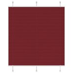 vidaXL Store plissé rouge bordeaux 115x150 cm largeur du tissu 114 4cm