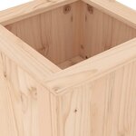 vidaXL Banc avec jardinières 184 5x39 5x56 5 cm bois massif de pin