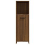 vidaXL Armoire de bain Chêne marron 30x30x95 cm Bois d'ingénierie