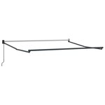 vidaXL Auvent manuel rétractable marron 300x250 cm