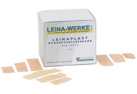 LEINAPLAST pansement 1 m x 6 cm, élastique, couleur chair LEINA-WERKE