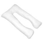 vidaXL Coussin de grossesse 90 x 145 cm Blanc