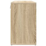 vidaXL Cabinet à chaussures avec étagère avec stockage Chêne sonoma 103x30x51 cm