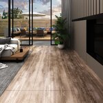 vidaXL Dalles de plancher PVC autoadhésif 5 21 m² 2mm délavage de bois