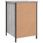 vidaXL Tables de chevet 2 Pièces sonoma gris 40x42x60cm bois d'ingénierie