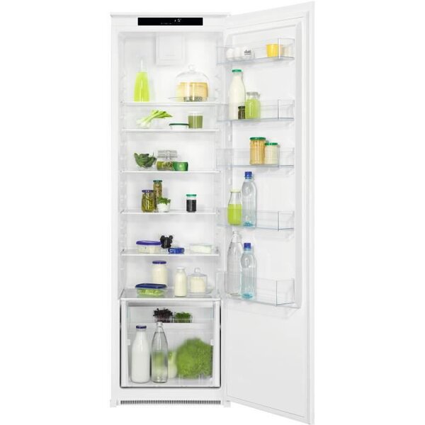 Faure FRDN18FS2 - Réfrigérateur 1 Porte Encastrable - 310L - Froid Brassé - A++ - L 56 x H 178 cm - Fixation Glissiere