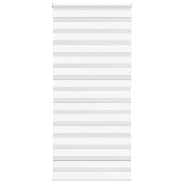 vidaXL Store zèbre blanc 110x230 cm largeur du tissu 105 9cm polyester