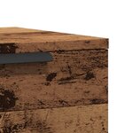 vidaXL Tables de chevet murales 2 Pièces vieux bois 34x30x20 cm