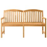 vidaXL Banc en Bois Sculpté en Rose 179 5 x 61 x 90 cm Naturel