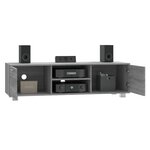 vidaXL Meuble TV Sonoma gris 140x40 5x35 cm Bois d'ingénierie