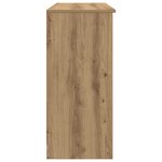 vidaXL Buffet avec tiroir chêne artisanal 101x35x76 cm bois ingénierie