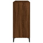 vidaXL Armoire à disques chêne marron 84 5x38x89 cm bois d'ingénierie