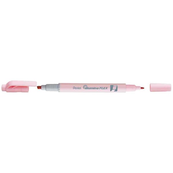Surligneur Illumina Flex Pastel  rose pastel x 10 PENTEL