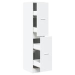 vidaXL Armoire d'apothicaire blanc 30x41x144 5 cm bois d'ingénierie