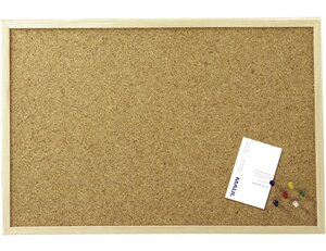 Tableau liège cadre bois 30 x 40 cm MAUL