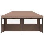 vidaXL Tente de fête Marron 292 x 580 x 315 cm Tissu Oxford