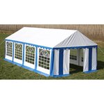 vidaXL Chapiteau 4 x 8 m Bleu