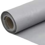 vidaXL Écran d'intimité de balcon gris 500x120 cm PVC