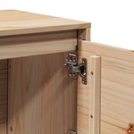 vidaXL Meuble TV 156x37x45 cm Bois de pin massif