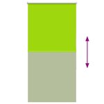 vidaXL Store enrouleur occultant largeur du tissu 70 7 cm polyester