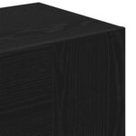 vidaXL Meuble d'entrée 2 Pièces Chêne noir 97.5 x 37 x 99 cm
