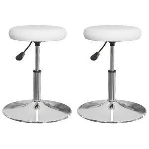vidaXL Chaises à manger lot de 2 blanc similicuir