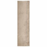 vidaXL Tapis doux à poils moyens et lavable HUARTE Sable 1000 x 80 cm