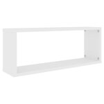 vidaXL Étagères murales cube 6 Pièces Blanc 60x15x23 cm Bois d’ingénierie