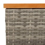 vidaXL Couvercle de base de parasol gris 70x70x25 cm