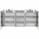 vidaXL Ensemble de Meubles de Salle de Bain 3 Pièces 140 x 14 5 x 70 cm
