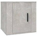 vidaXL Ensemble de meubles TV 7 Pièces Gris béton Bois d'ingénierie