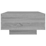 vidaXL Table basse Sonoma gris 90x60x31 cm Bois d'ingénierie