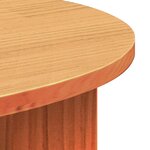 vidaXL Table d'appoint Marron cire 50 x 40 x 50 cm Bois massif en pin