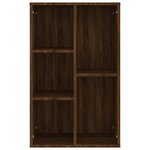 vidaXL Bibliothèque/Buffet chêne marron 50x25x80 cm bois d'ingénierie