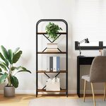 vidaXL Étagère Chêne fumé 60 x 30 x 146 cm Bois d'ingénierie