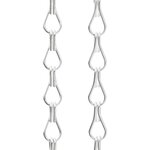 vidaXL Moustiquaire de porte à chaîne 100x226 cm aluminium