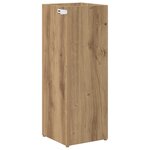 vidaXL Porte-parapluie avec stockage Chêne artisanal 20 x 20 x 55 5 cm