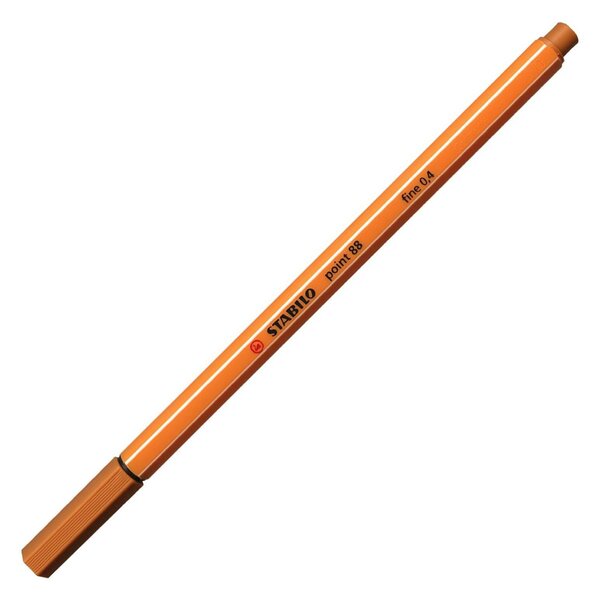 Stylo-Feutre POINT 88 Pointe Fine 0 4 mm ocre foncé STABILO