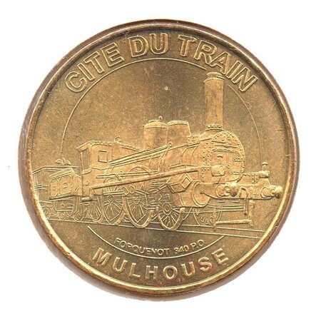 Mini médaille monnaie de paris 2007 - cité du train