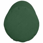 vidaXL Coussins d'accent 2 Pièces Vert foncé Ø 25 x 70 cm