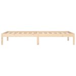 vidaXL Lit de jour sans matelas 90x200 cm bois de pin massif