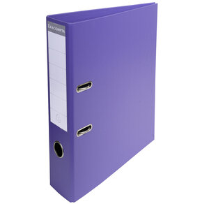 Classeur à levier PVC A4 dos de 70mm. - Violine x 10 EXACOMPTA