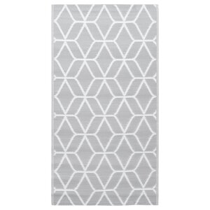 vidaXL Tapis d'extérieur ARAKIL Gris 160x230 cm PP