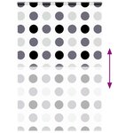 vidaXL Store enrouleur de douche avec cassette largeur du tissu 156 cm