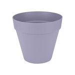 Pot de fleur Loft Urban Rond avec roues - Violet Ø 48.5 x hauteur 45 cm - Extérieur 100  recyclé