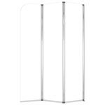 vidaXL Enclos de bain 2 Pièces 104x130 cm Verre trempé Transparent