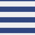 vidaXL Écran de balcon Blanc et bleu 90x500 cm Tissu Oxford