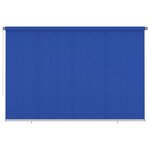 vidaXL Store roulant d'extérieur 350x230 cm Bleu PEHD
